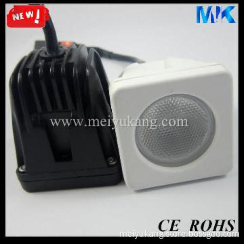 12v 24v 10w Cree led car and lorry work light IP68 car lamp
